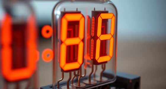 retro nixie clock technology