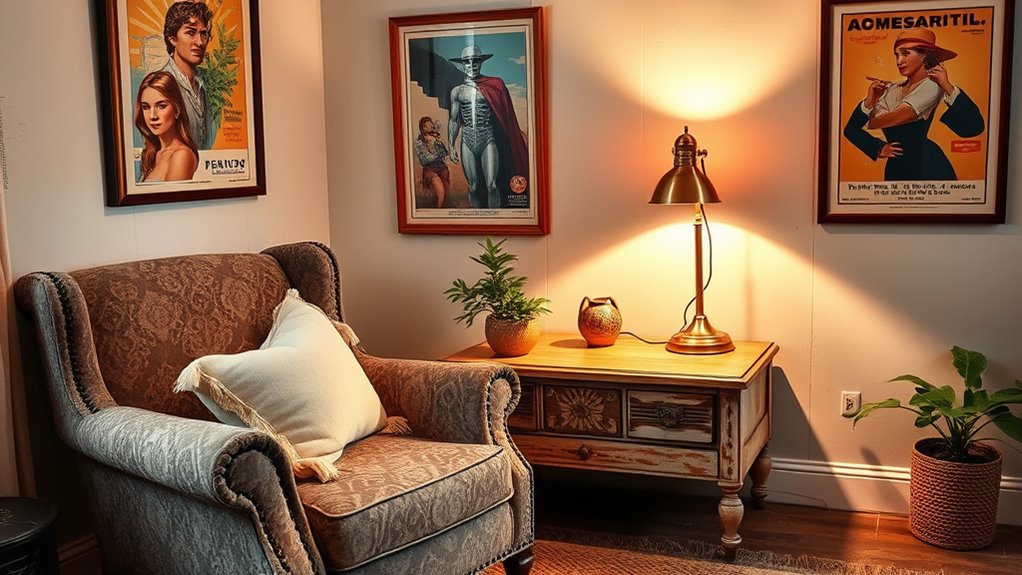 retro nostalgic decorative accents