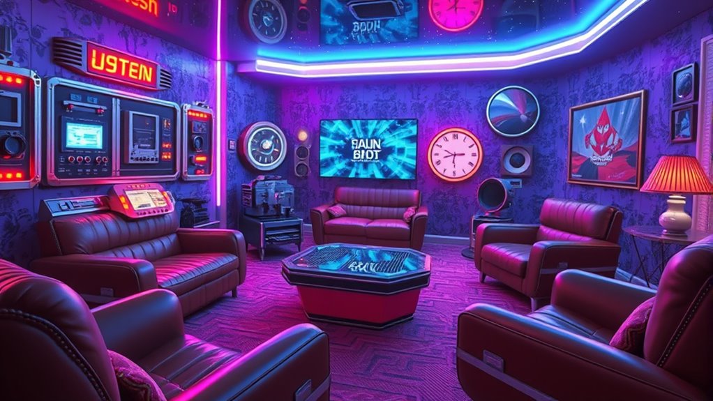 retro sci fi cohesive ambiance