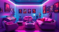 retro sci fi decor themes