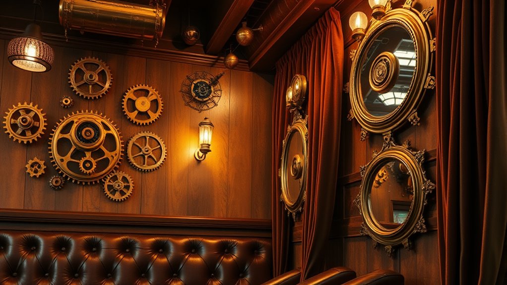 rich metallic vintage textures