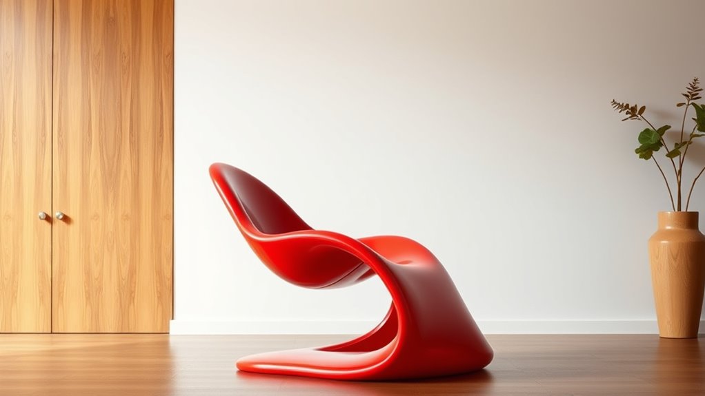 sculptural colorful seamless comfort