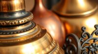 selecting brass copper iron decor