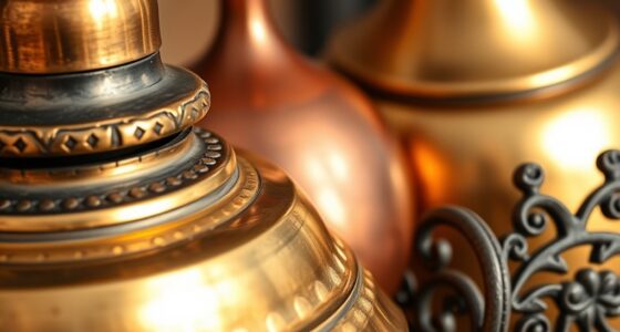 selecting brass copper iron decor