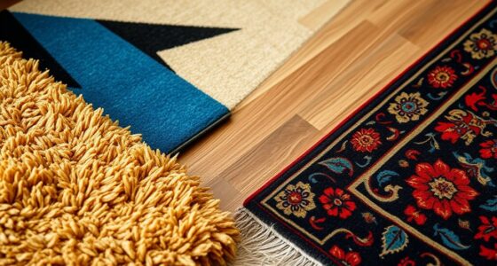 selecting retro rug style