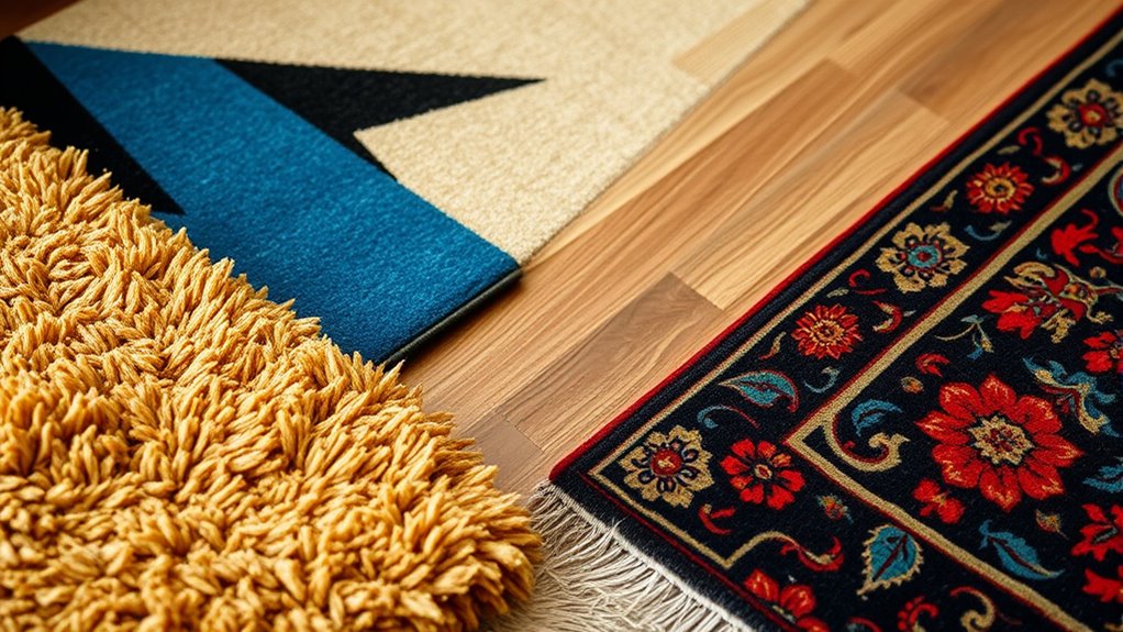 selecting retro rug style