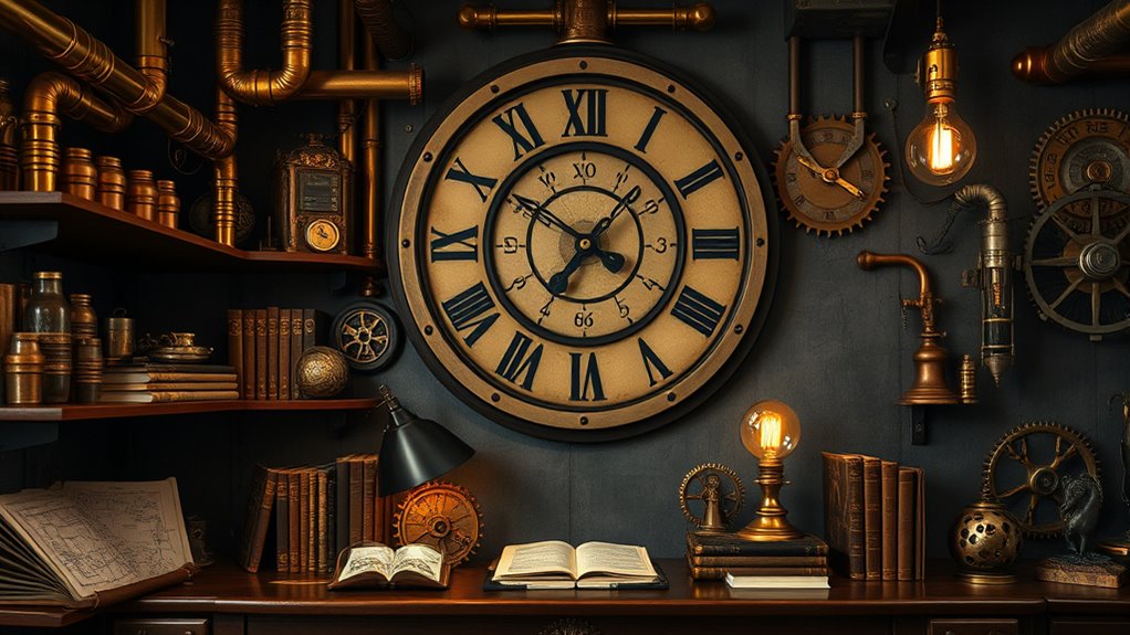 steampunk art and decor
