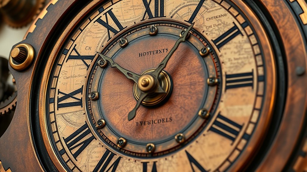 steampunk clocks with solar