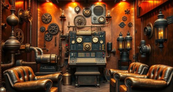 steampunk movie set inspiration