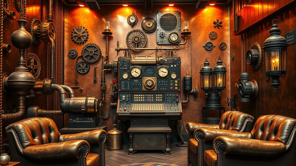 steampunk movie set inspiration
