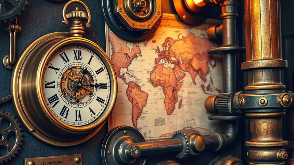 steampunk wall decor ideas