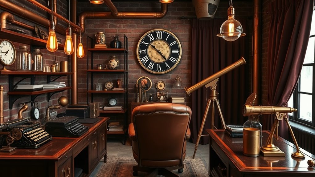 steampunk workspace transformation ideas