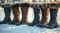 stylish waterproof snow boots