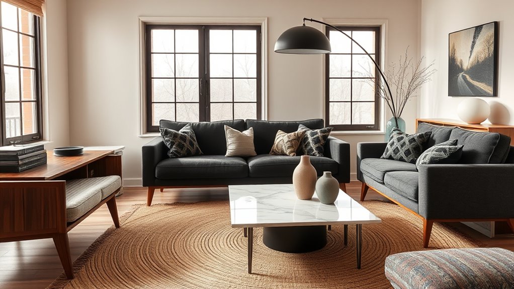 texture and material contrast