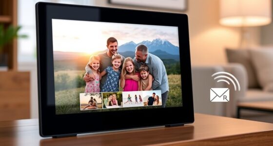 top email enabled digital frames