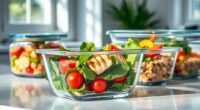 top glass meal prep containers
