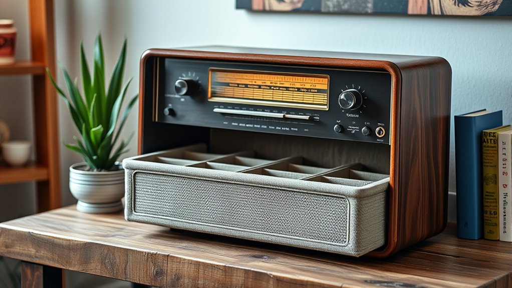transform vintage radio storage