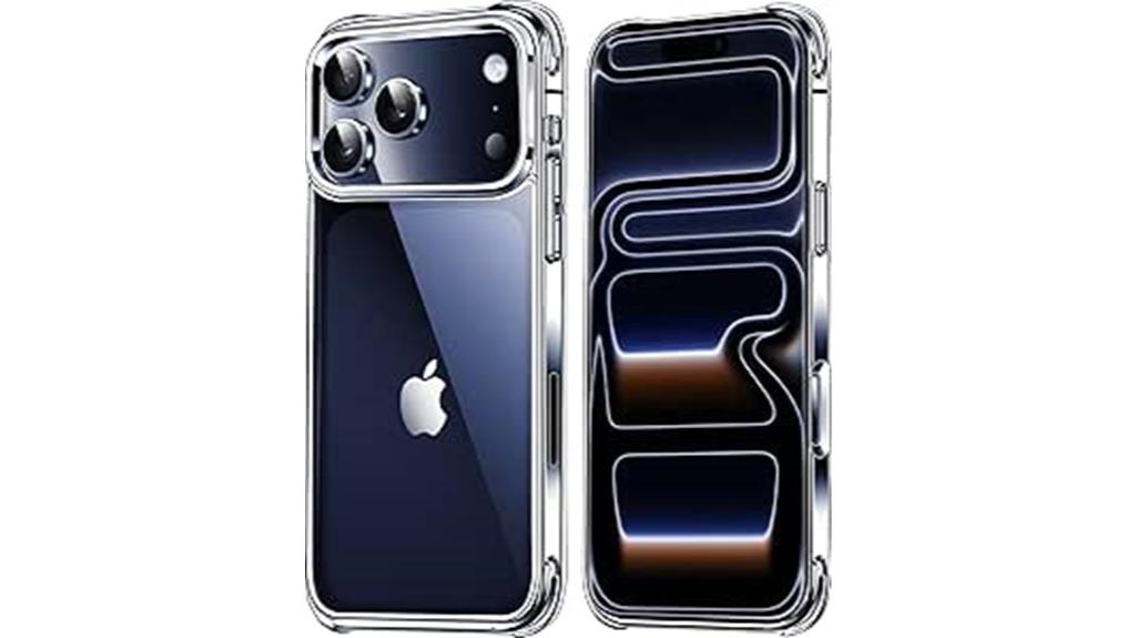 transparent iphone 17 pro max case