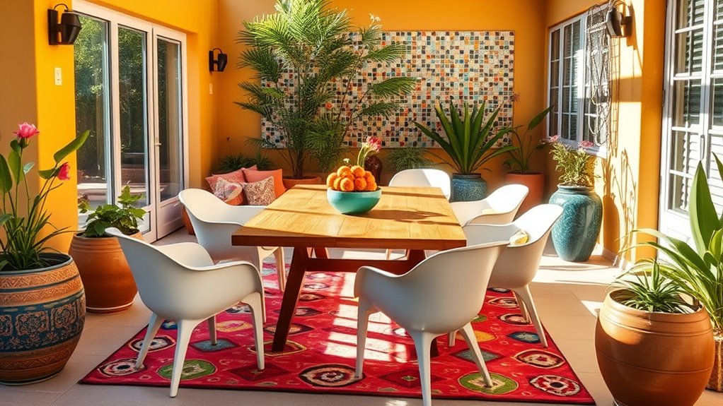 vibrant colors and patterns