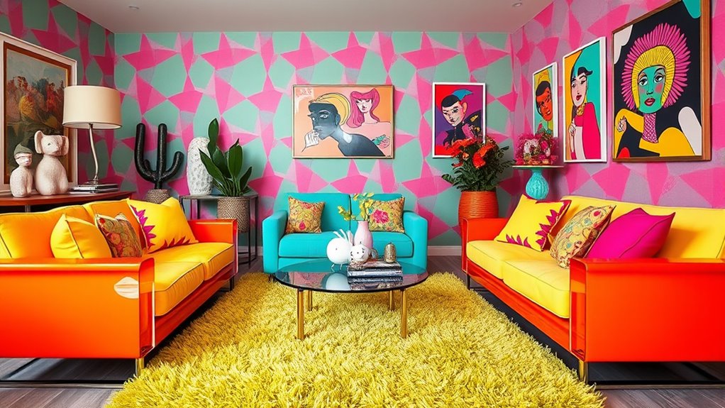 vibrant colors and patterns