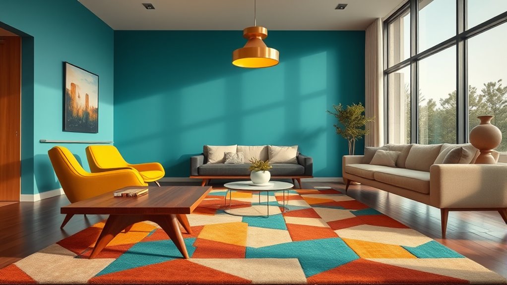 vibrant colors bold accents