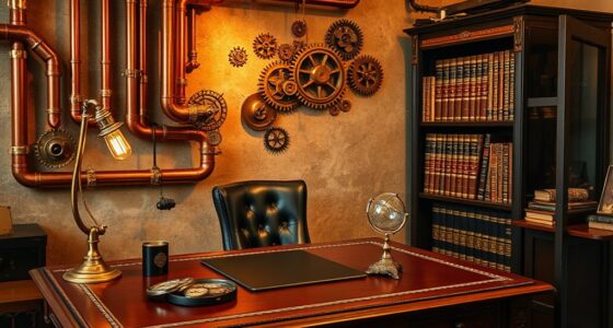 victorian industrial workspace decor