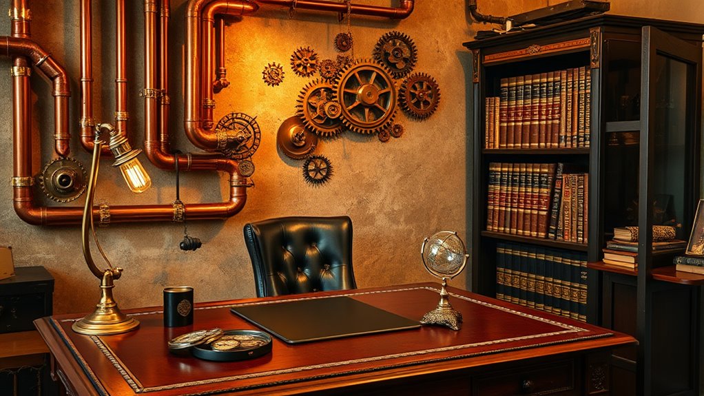 victorian industrial workspace decor