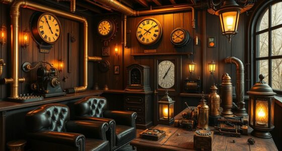 victorian sci fi interior design