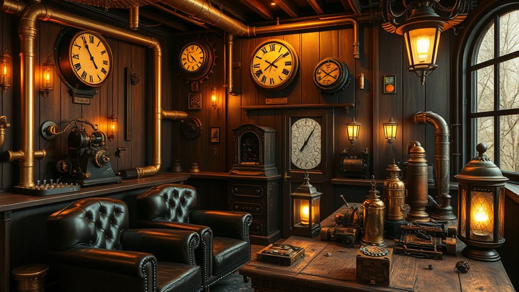 victorian sci fi interior design