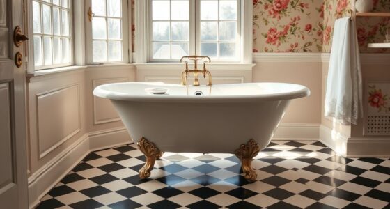 vintage clawfoot tub decor