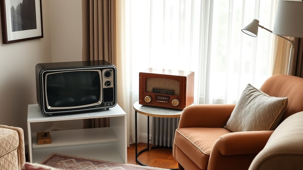 vintage display and styling