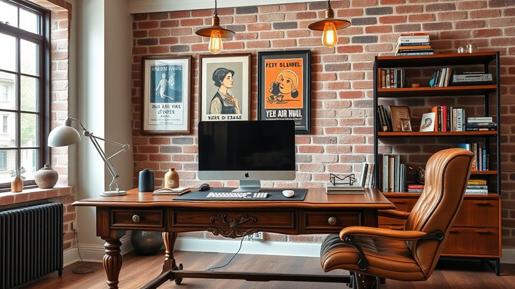 vintage furniture creates cozy nostalgia