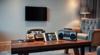 vintage gadgets in modern homes