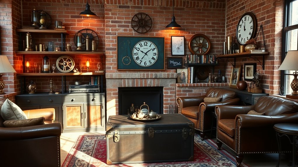 vintage gear upcycled decor