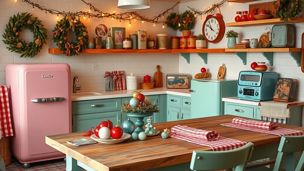 vintage holiday ornament accents