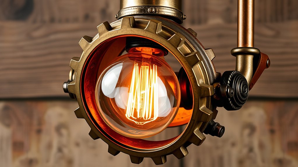 vintage industrial lighting design