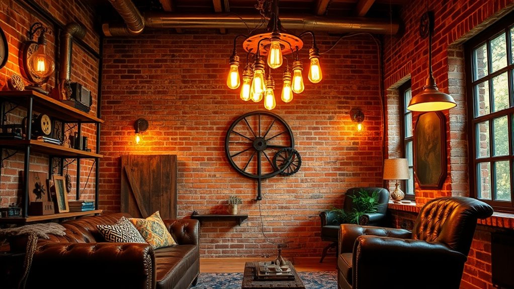vintage industrial lighting ideas