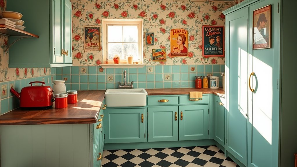 vintage inspired color harmony