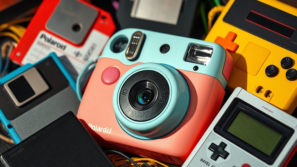 vintage instant photo capturing