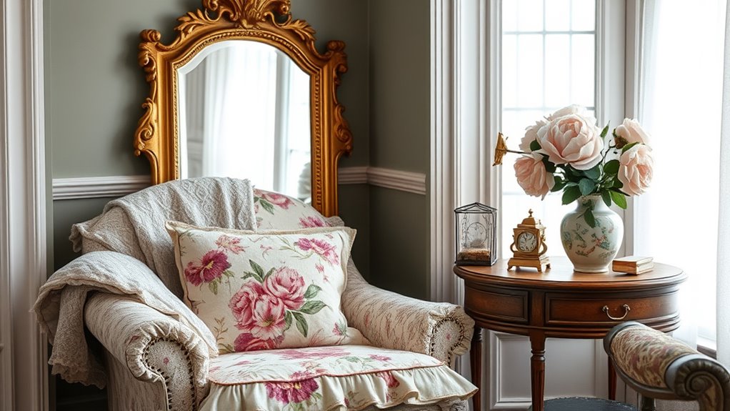 vintage lace and jewelry