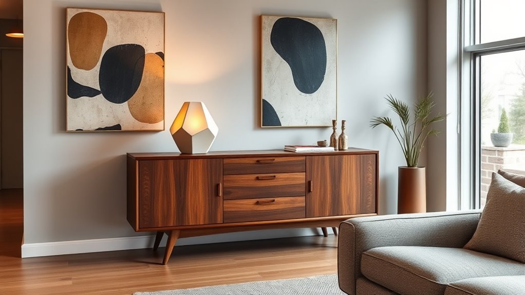 vintage lighting and accents