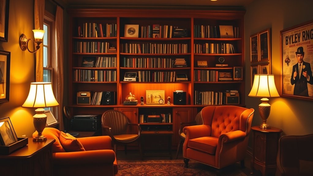 vintage lighting creates nostalgia