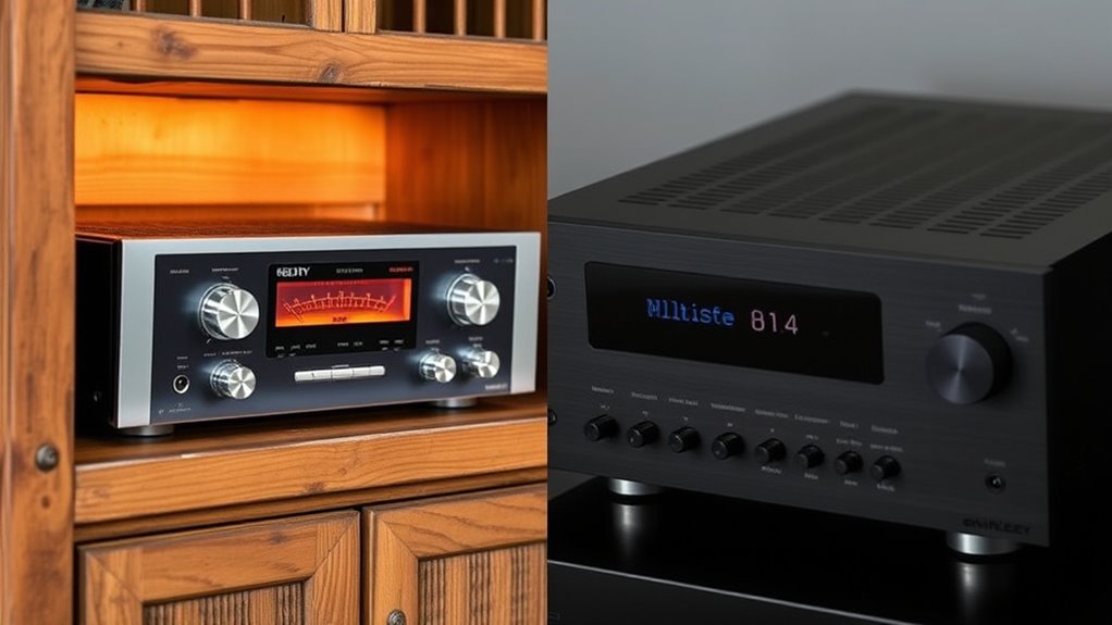 vintage or modern audio