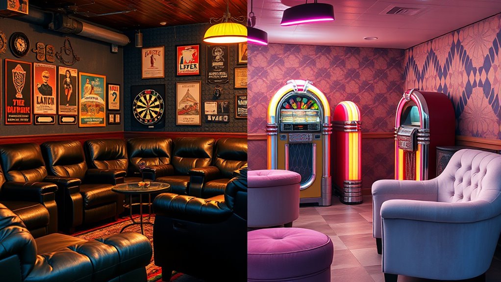 vintage style relaxation space