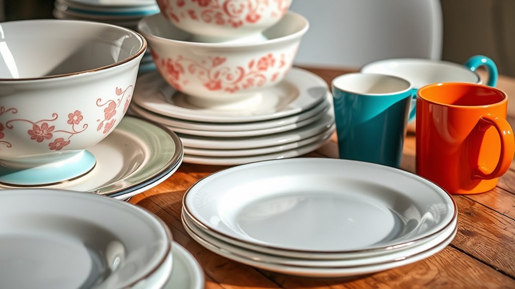 vintage tableware preserves tradition
