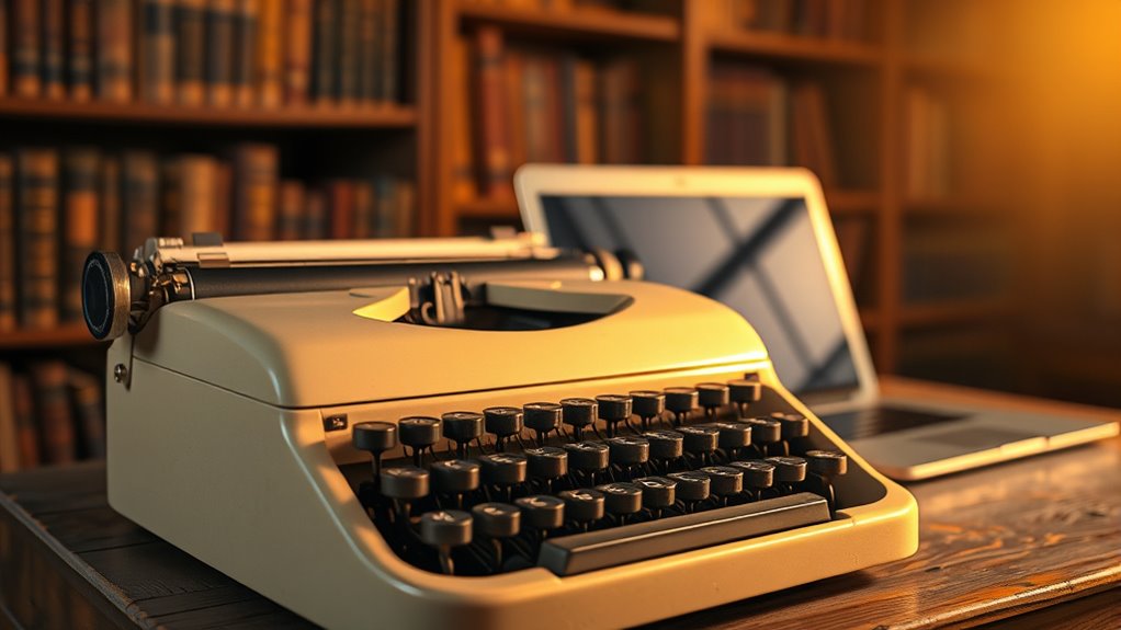 vintage typing device revival