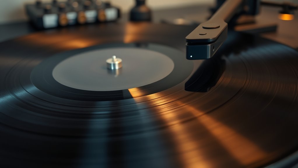 vinyl records produce sound
