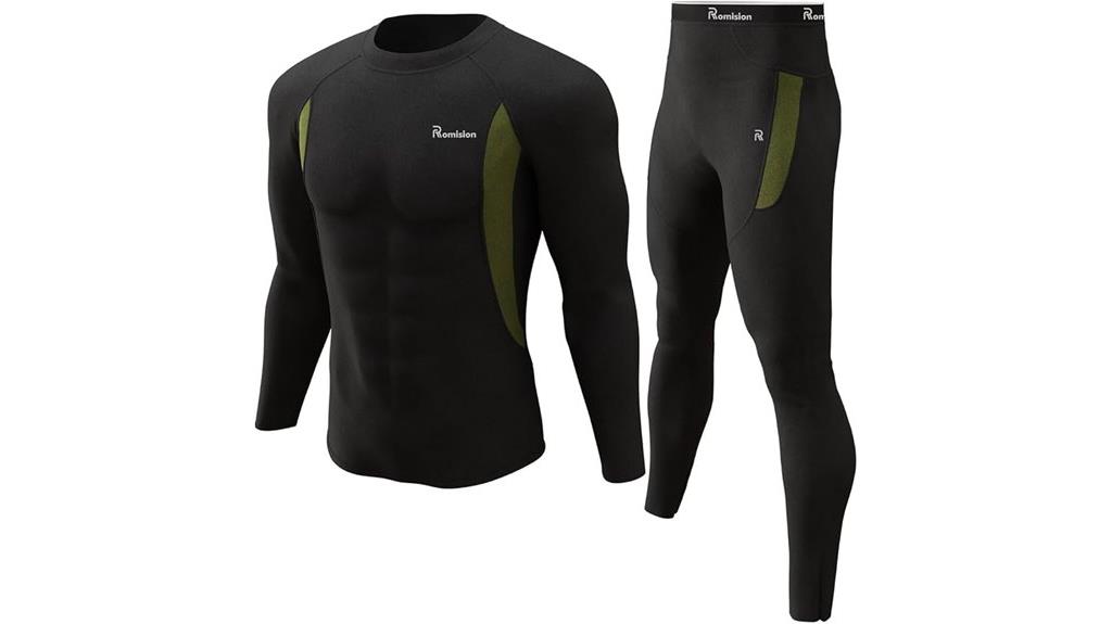 warm fleece lined thermal underwear