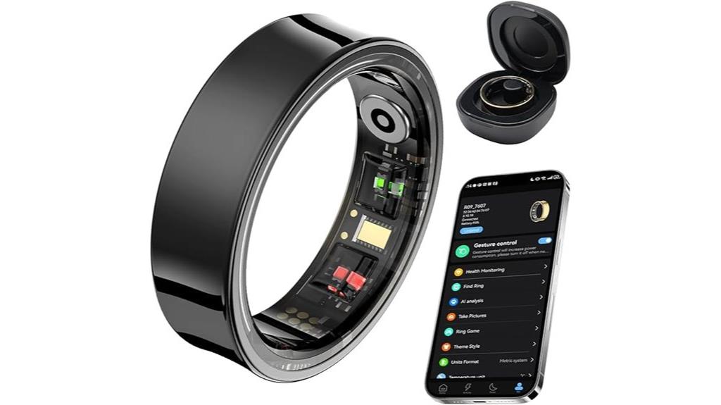 waterproof fitness smart ring