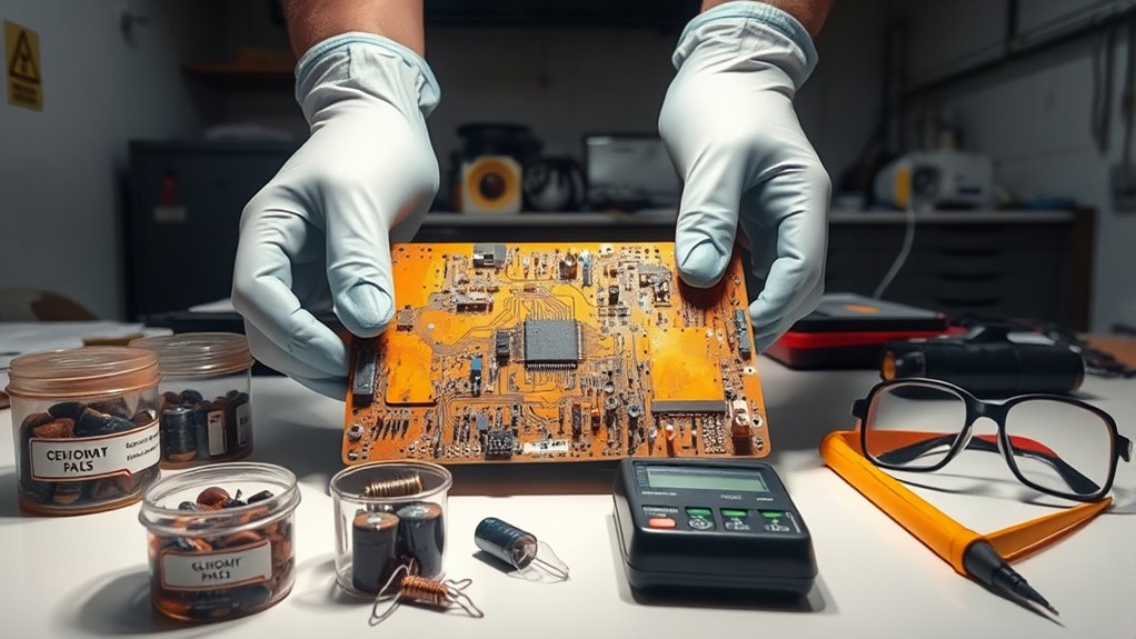 wear protective disposal precautions